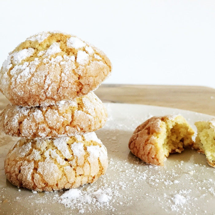 Lemon & Almond Cookies w/ Extra Virgin Olive Oil Recipe - Feast Italy