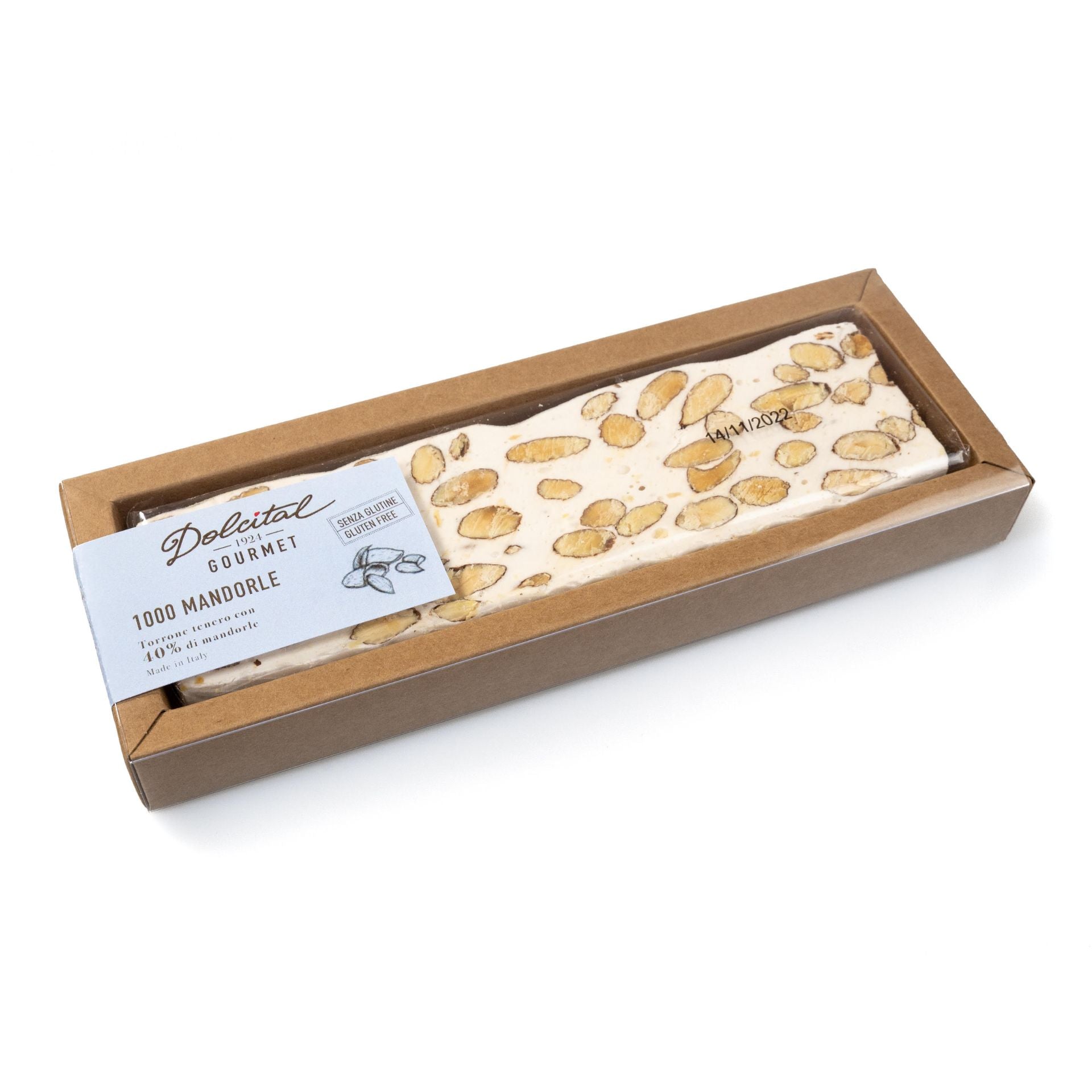 Dolcital Gourmet Soft Nougat with 40% Almonds 180g Feast Italy