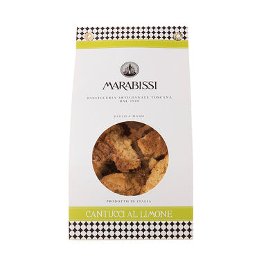 Marabissi Lemon Cantucci from Siena White Bag 200g Feast Italy