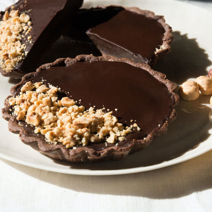 Aria Chocolate Tart with Hazelnuts Praline - Feast Italy