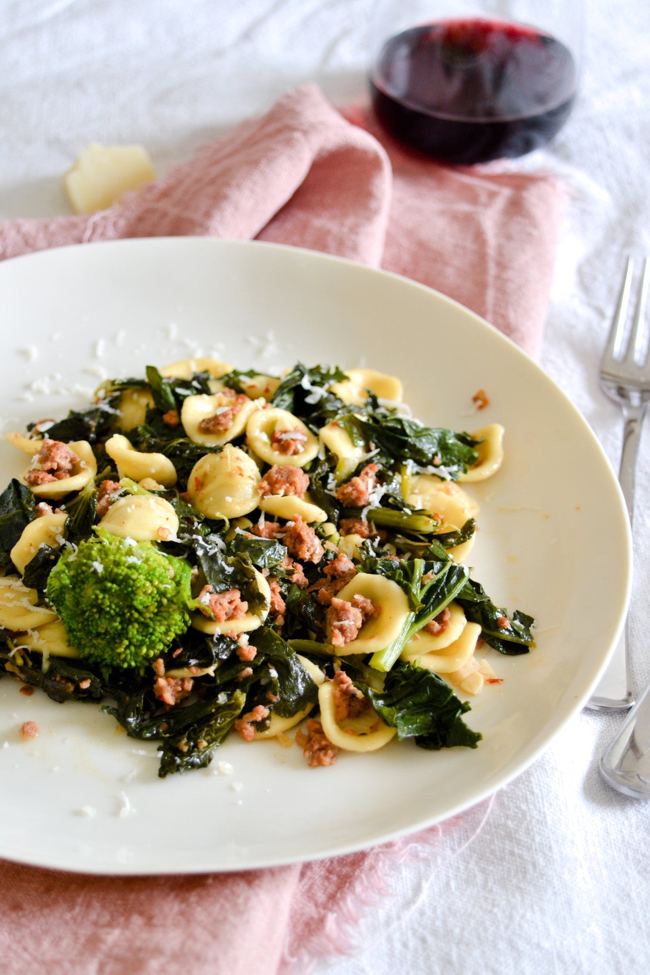 Orecchiette con Cime di Rapa & Salsiccia Recipe - Feast Italy