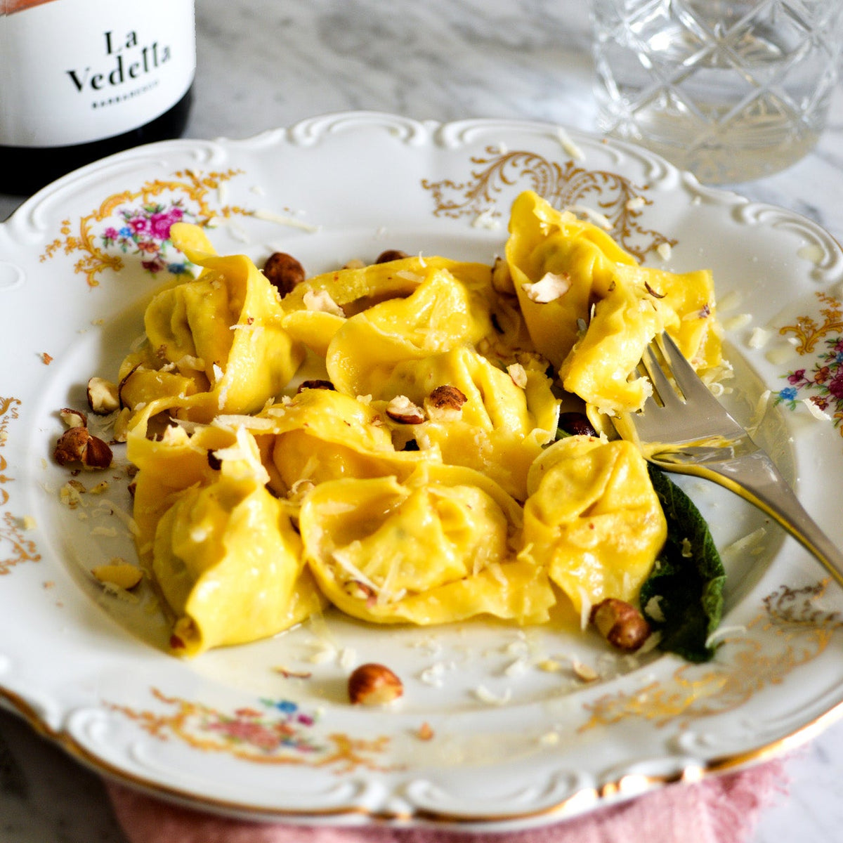 Ravioli with Hazelnuts Pear Ricotta & Blue Cheese Recipe — Feast Italy