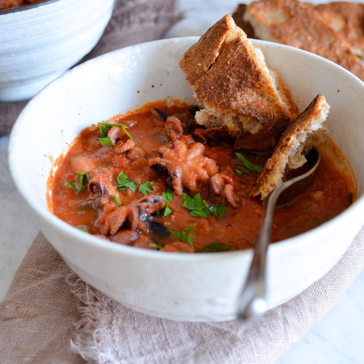 Zuppa di Moscardini by Emiko Davies. Baby Octopus Soup Recipe — Feast Italy