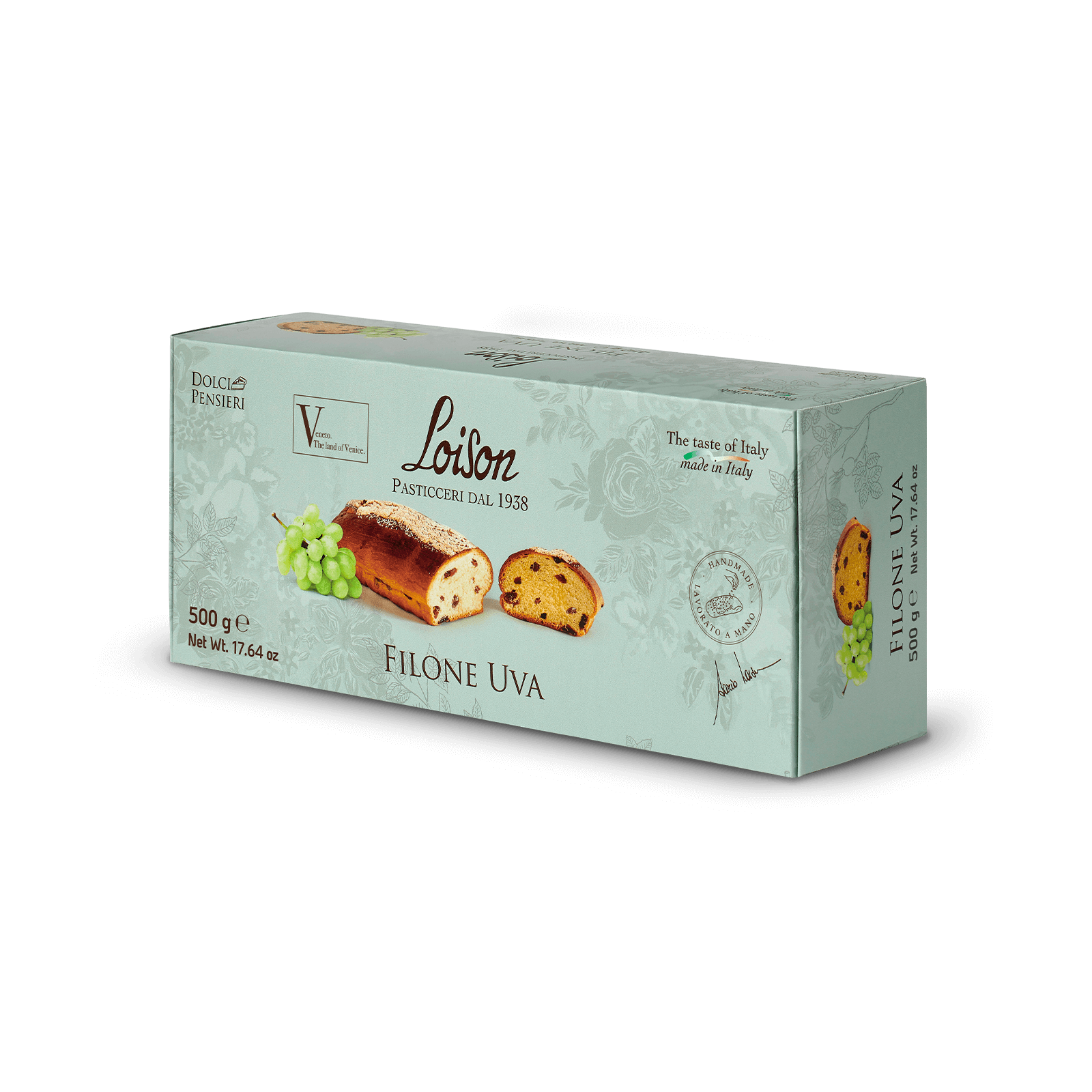 Loison's Filone Raisin - a Naturally Leavened Fruit Bread - in box