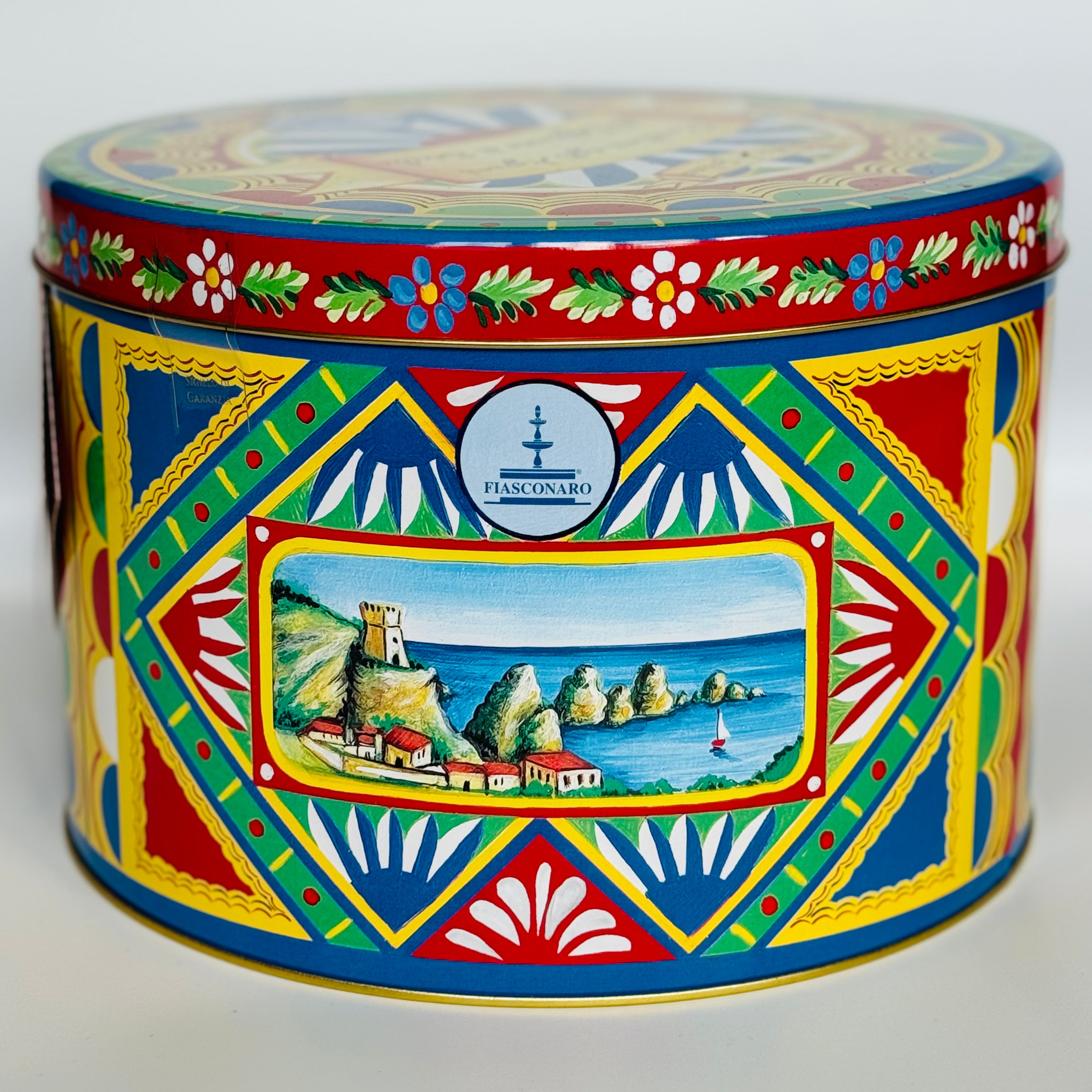 Dolce & Gabbana Sicilian Citrus & Saffron Panettone 500g - Green & Blue Tin