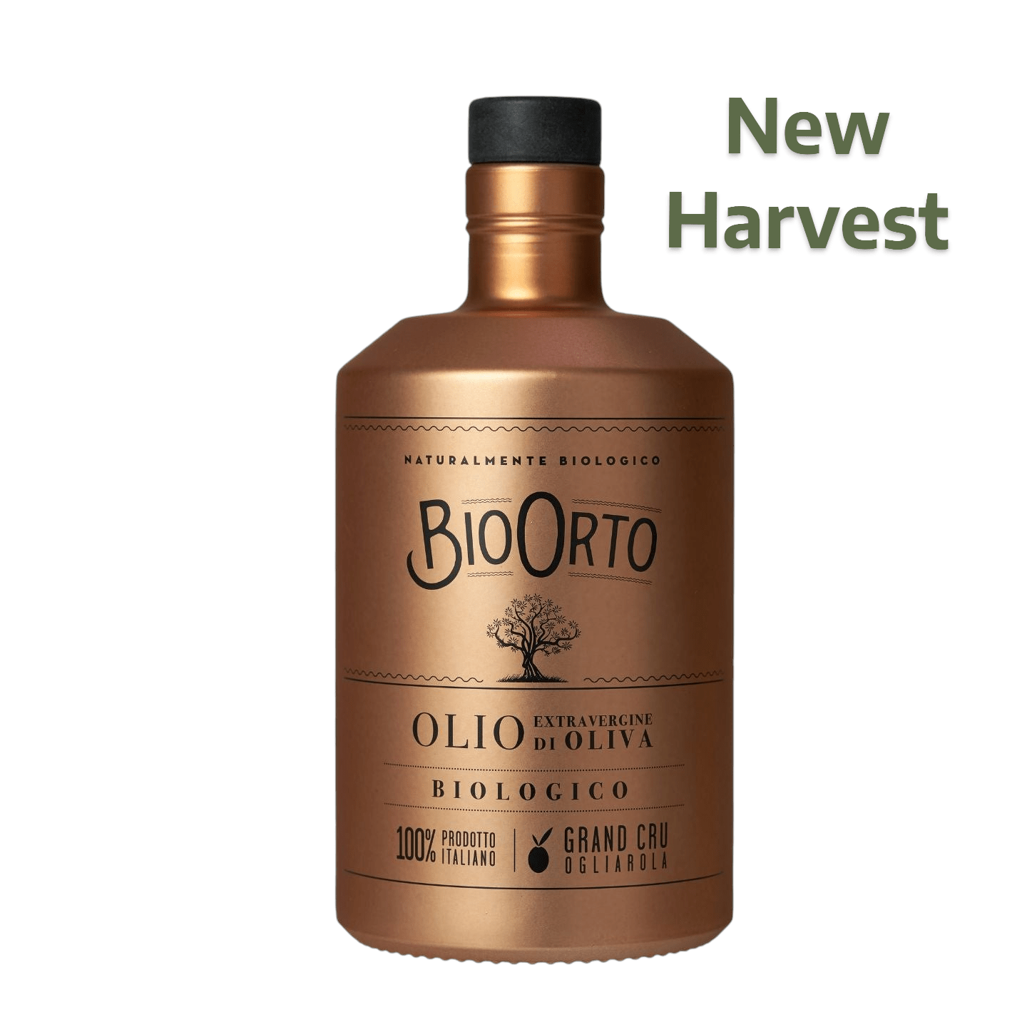 Bio Orto Grand Cru Organic Single Varietal Ogliarola Extra Virgin Olive Oil 500ml - 2024 HARVEST Feast Italy