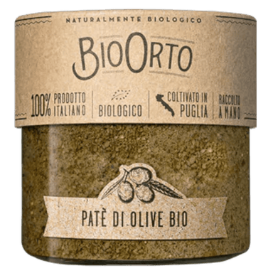 Bio Orto Organic Olive Pate with Pumpkin Seeds 175g Feast Italy