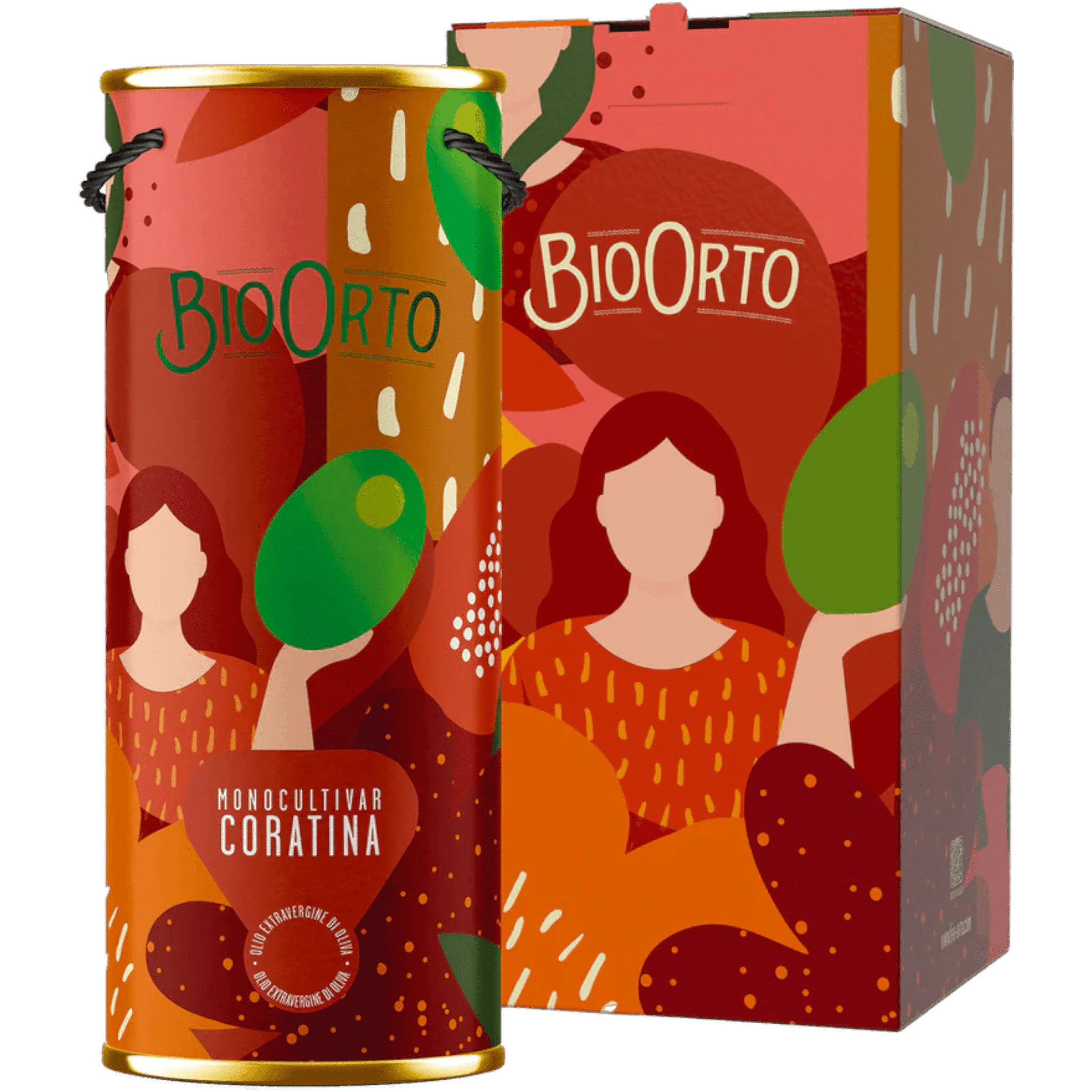 Bio Orto Organic Single Varietal Coratina Extra Virgin Olive Oil Bag in Tube 3l - NEW HARVEST Feast Italy