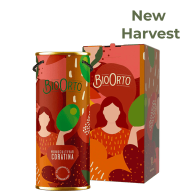 Bio Orto Organic Single Varietal Coratina Extra Virgin Olive Oil Bag in Tube 3l - NEW HARVEST Feast Italy