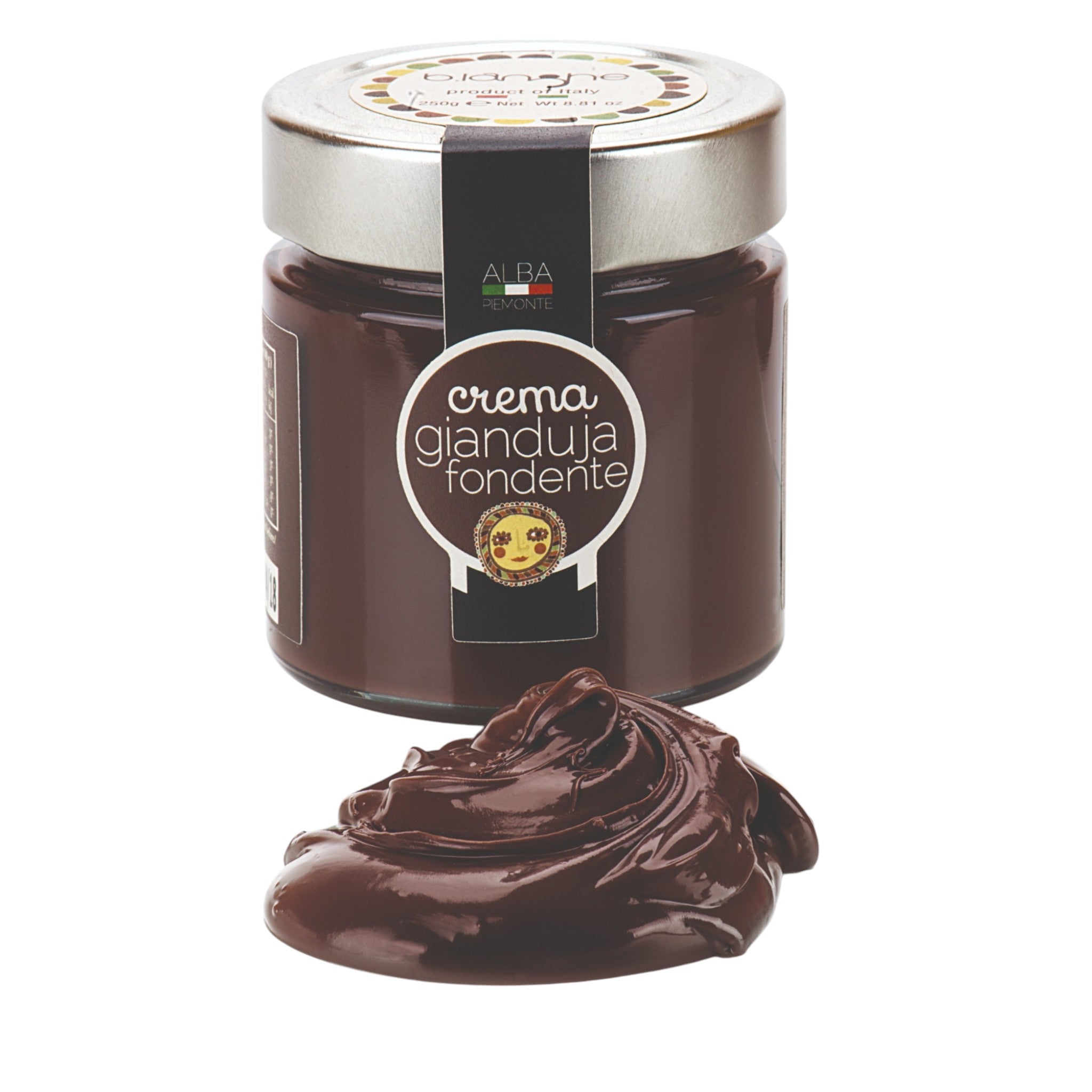 B.Langhe Dark 50% Gianduja Cream 250g Feast Italy