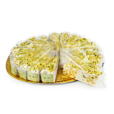 Dolcital Gluten - Free Soft Nougat Cake Slice with Almonds & Pistachios 110g Feast Italy