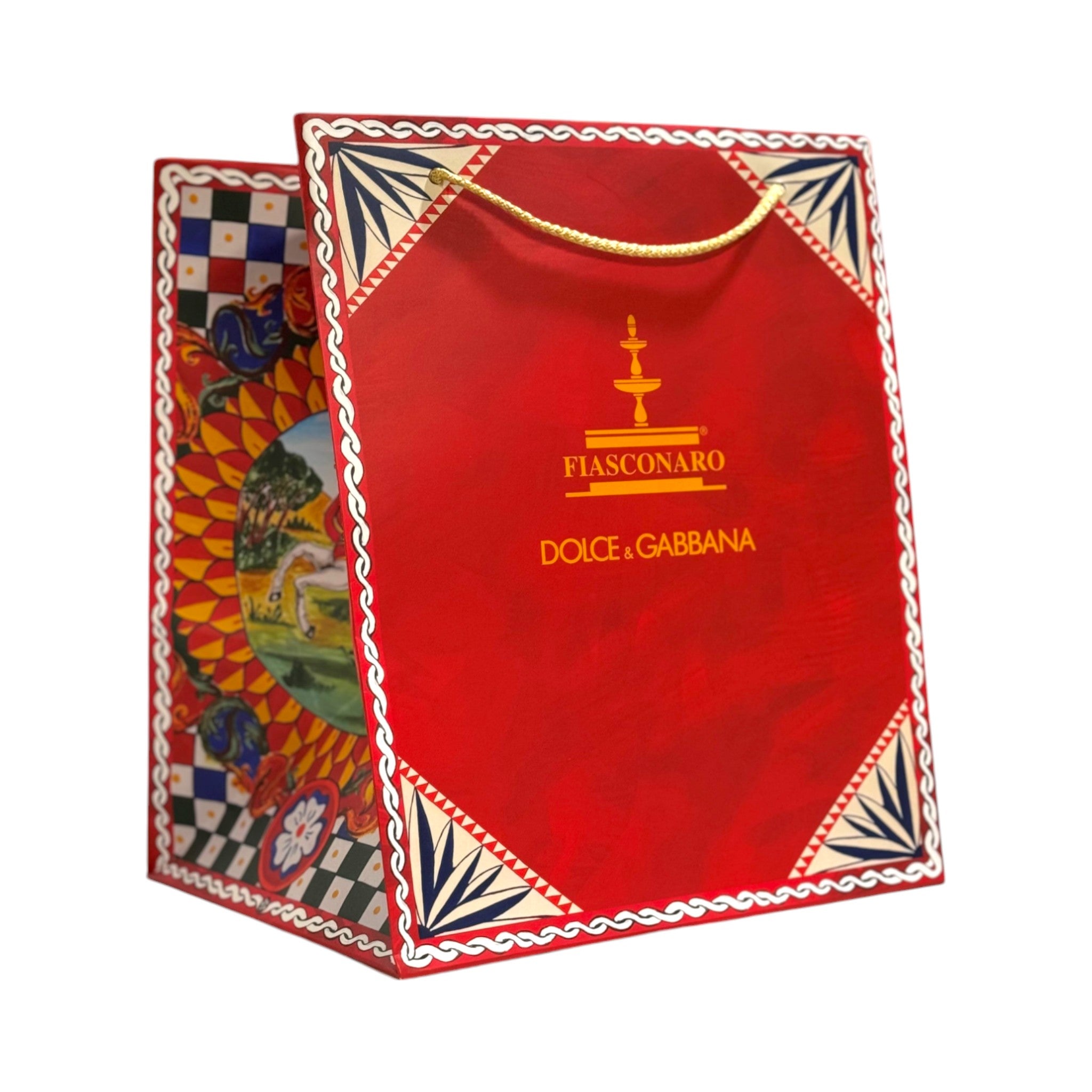 Fiasconaro Dolce & Gabbana Candied Mandarin Panettone 1kg - New 2024 Design Feast Italy