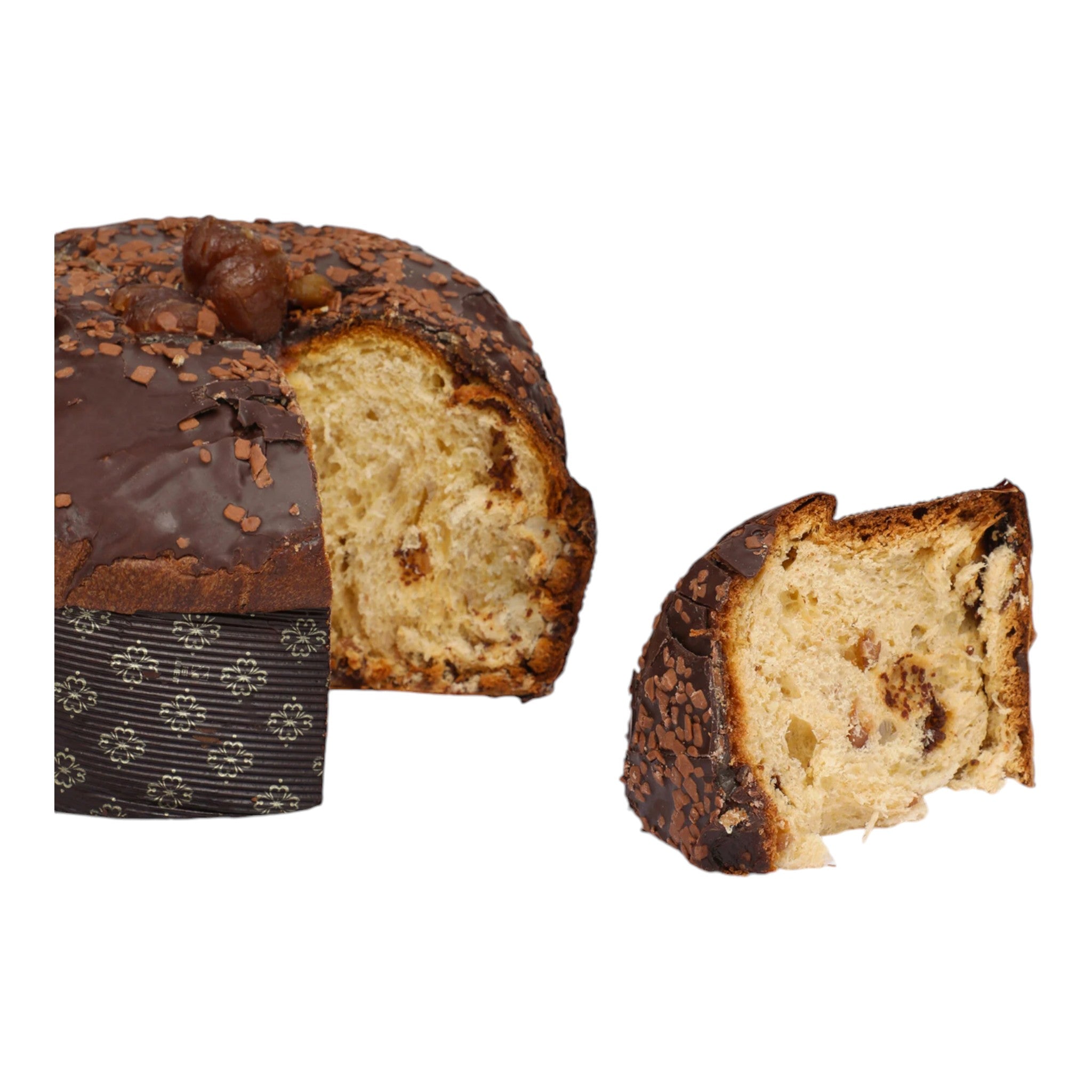 Fiasconaro Dolce & Gabbana Marron Glace & Gianduja Panettone 1kg Feast Italy