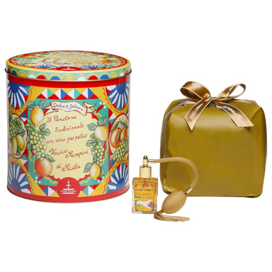 Fiasconaro Dolce & Gabbana Traditional Panettone with Perpetual Vecchio Samperi Wine 1kg Feast Italy