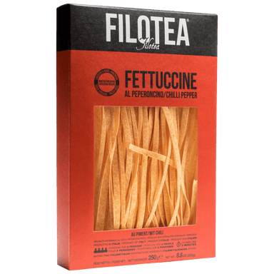 Filotea Chilli Pepper Fettuccine Artisan Egg Pasta 250g Feast Italy