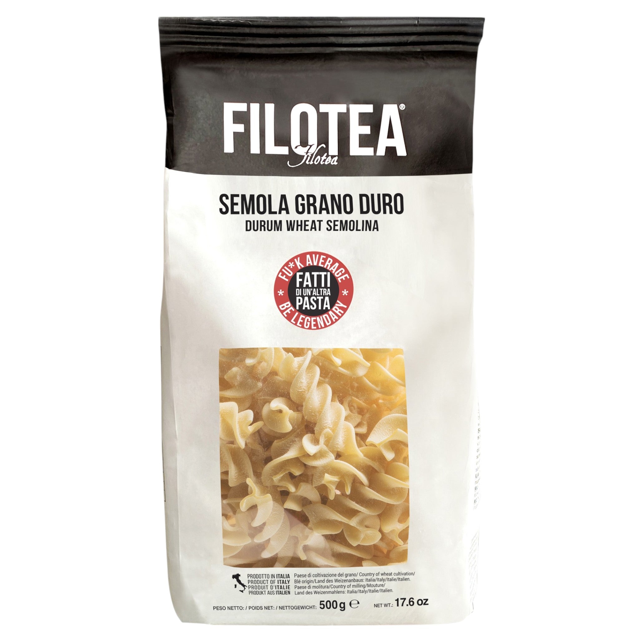 Filotea Fusilloni Durum Wheat Semolina Pasta 500g Feast Italy