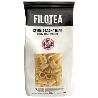 Filotea Mezze Maniche Durum Wheat Semolina Pasta 500g Feast Italy