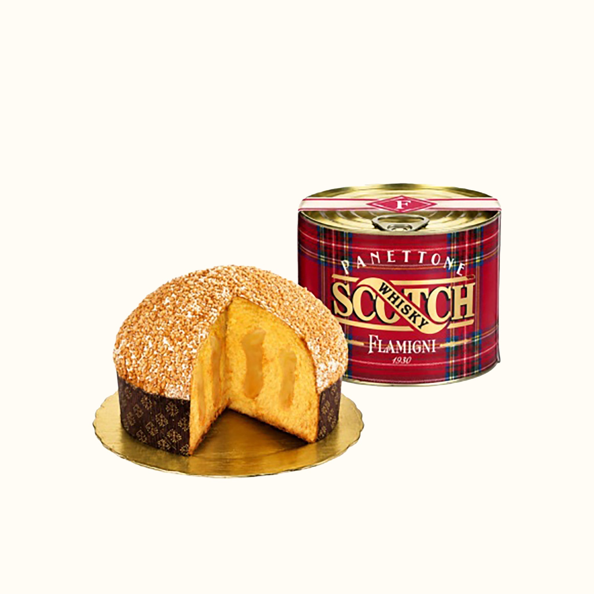 Flamigni Scotch Whisky Panettone in Tin - 350g Feast Italy