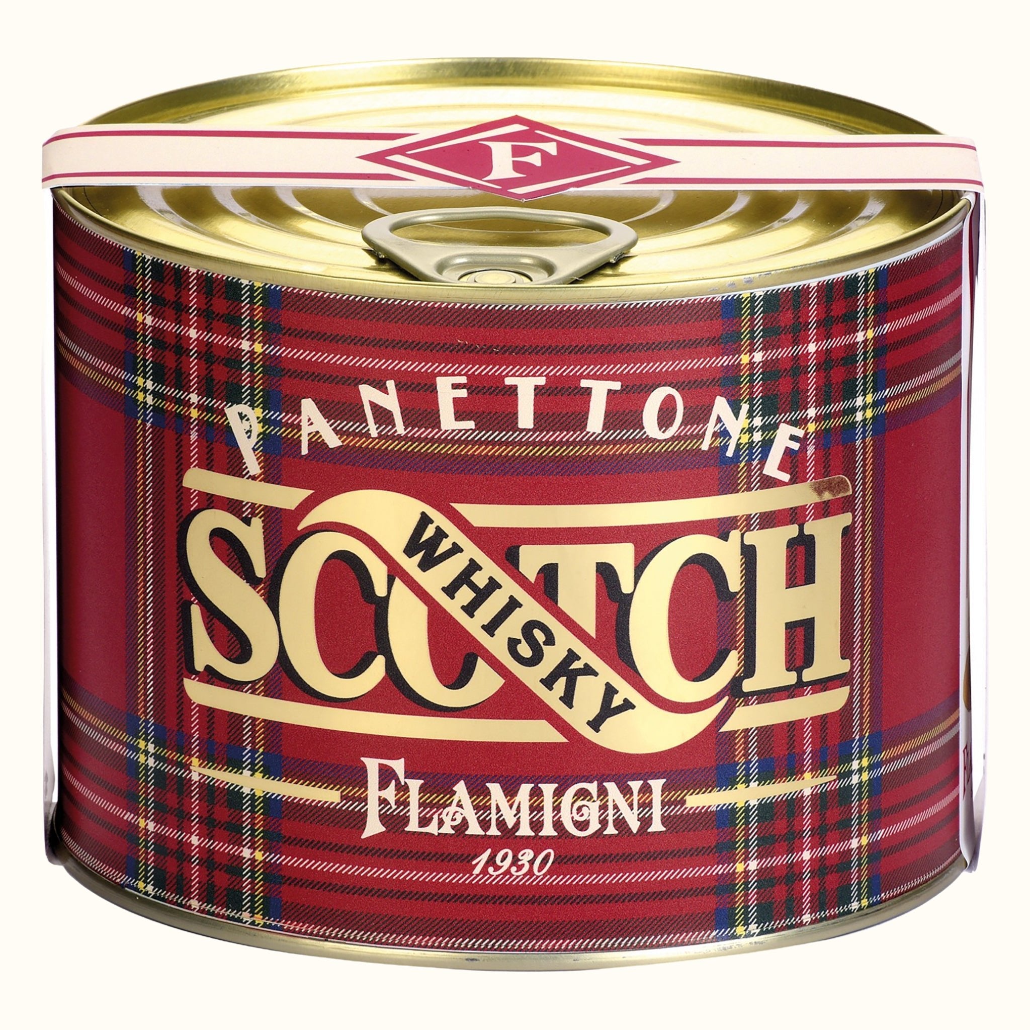 Flamigni Scotch Whisky Panettone in Tin - 350g Feast Italy