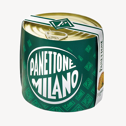 Flamigni Tall Milano Classic Panettone in Tin – 500g Feast Italy