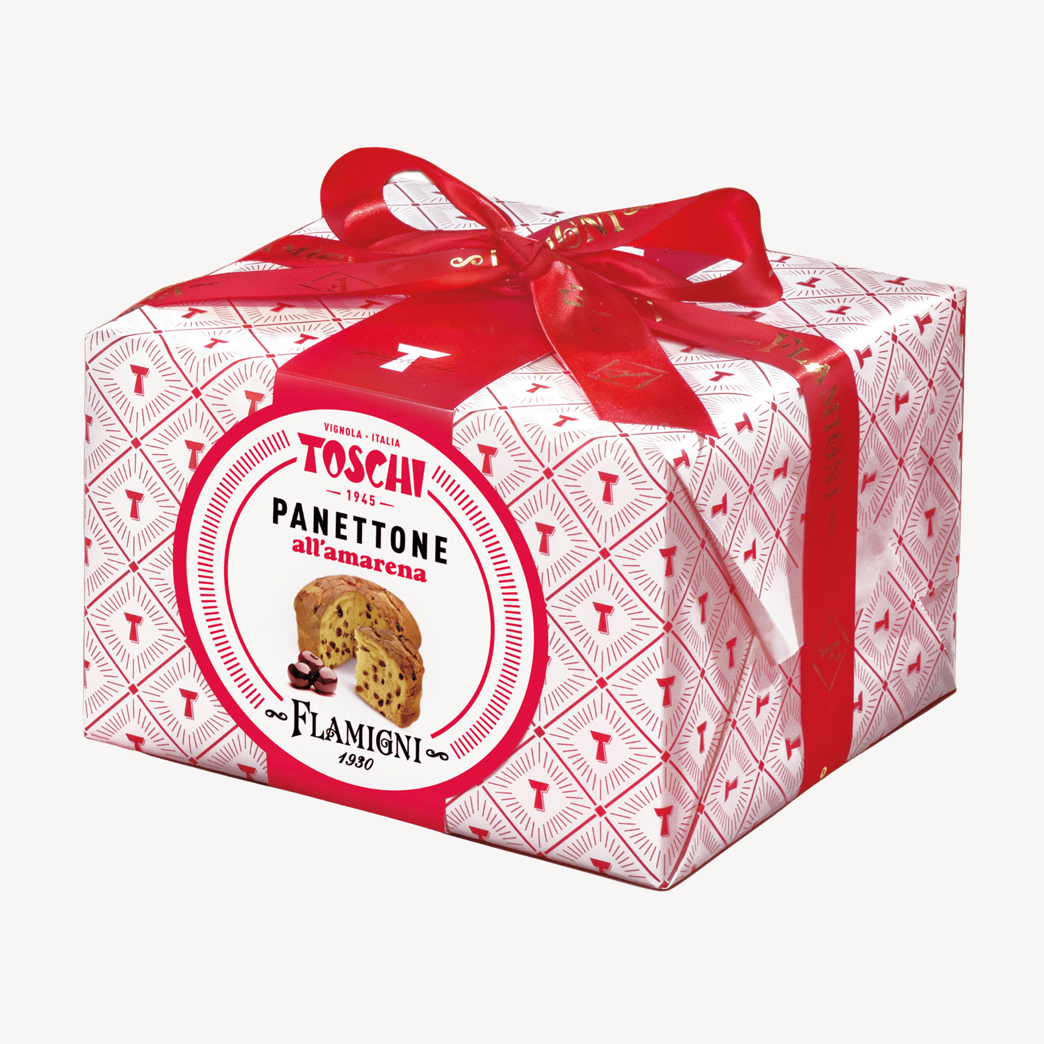 Flamigni Toschi Amarena Cherry Panettone – 1kg Feast Italy
