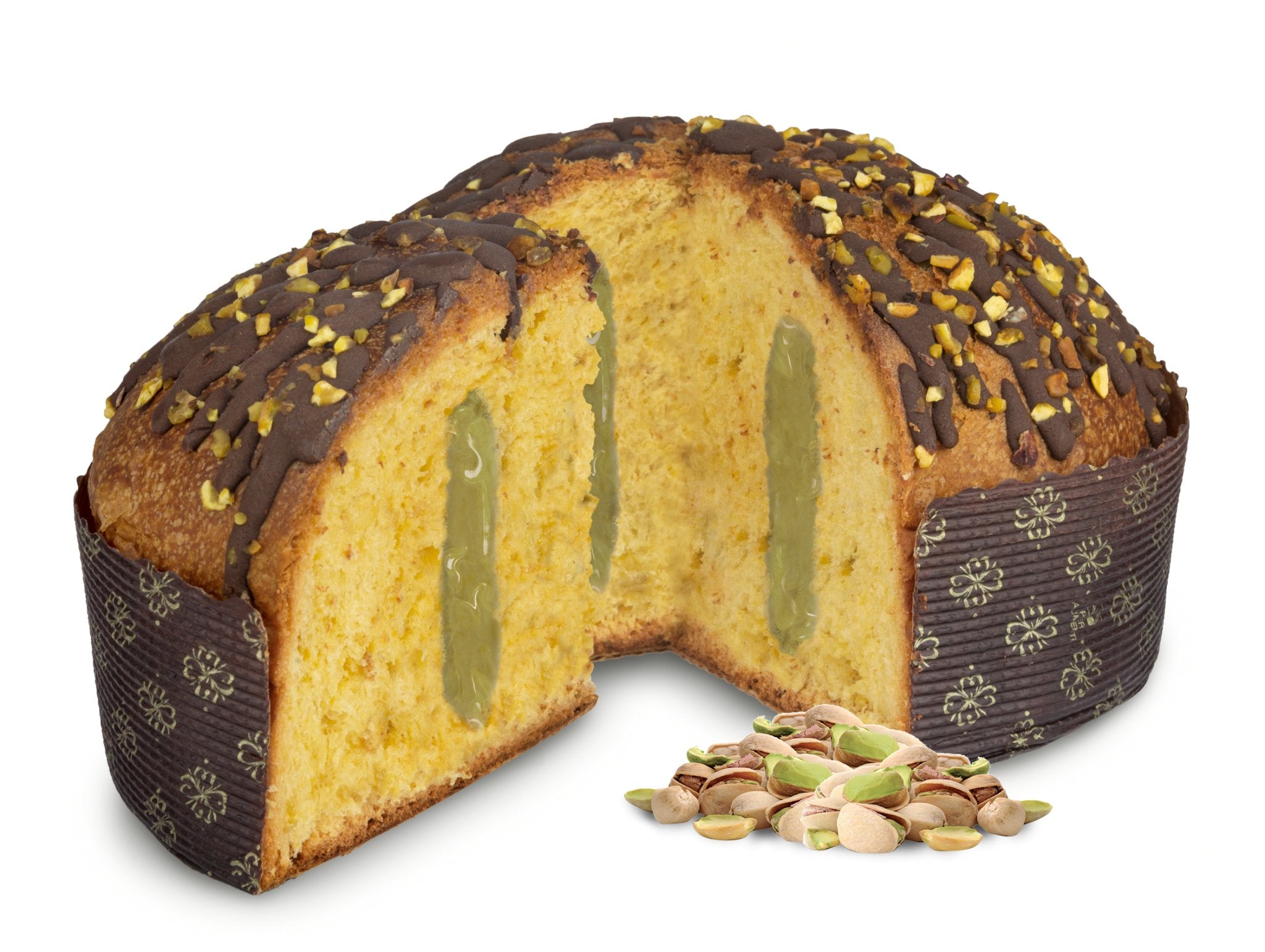 Fraccaro Organic Pistachio Cream Panettone 750g Feast Italy