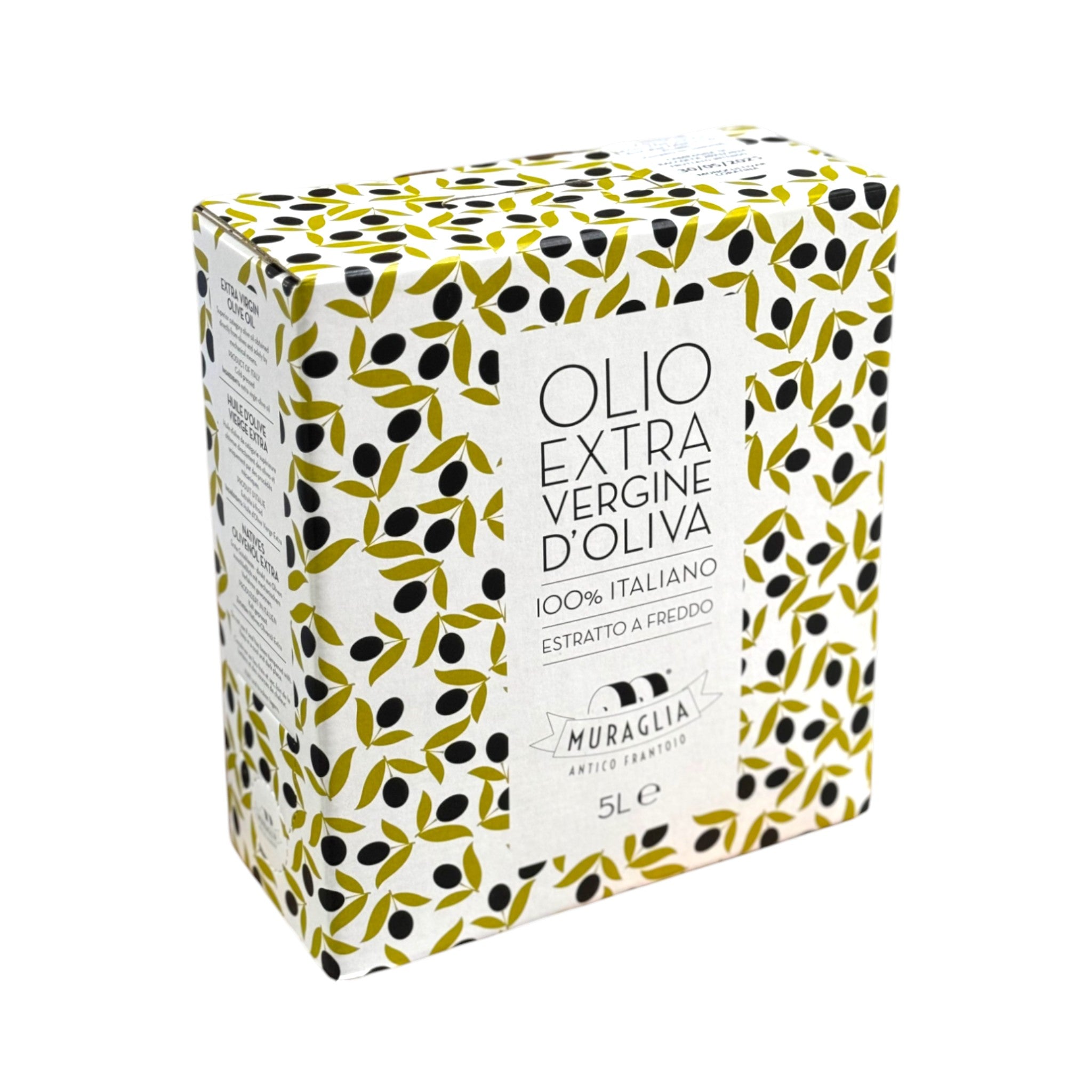 Frantoio Muraglia Intense Fruity Coratina Extra Virgin Olive Oil - Bag in a Box 5L Feast Italy