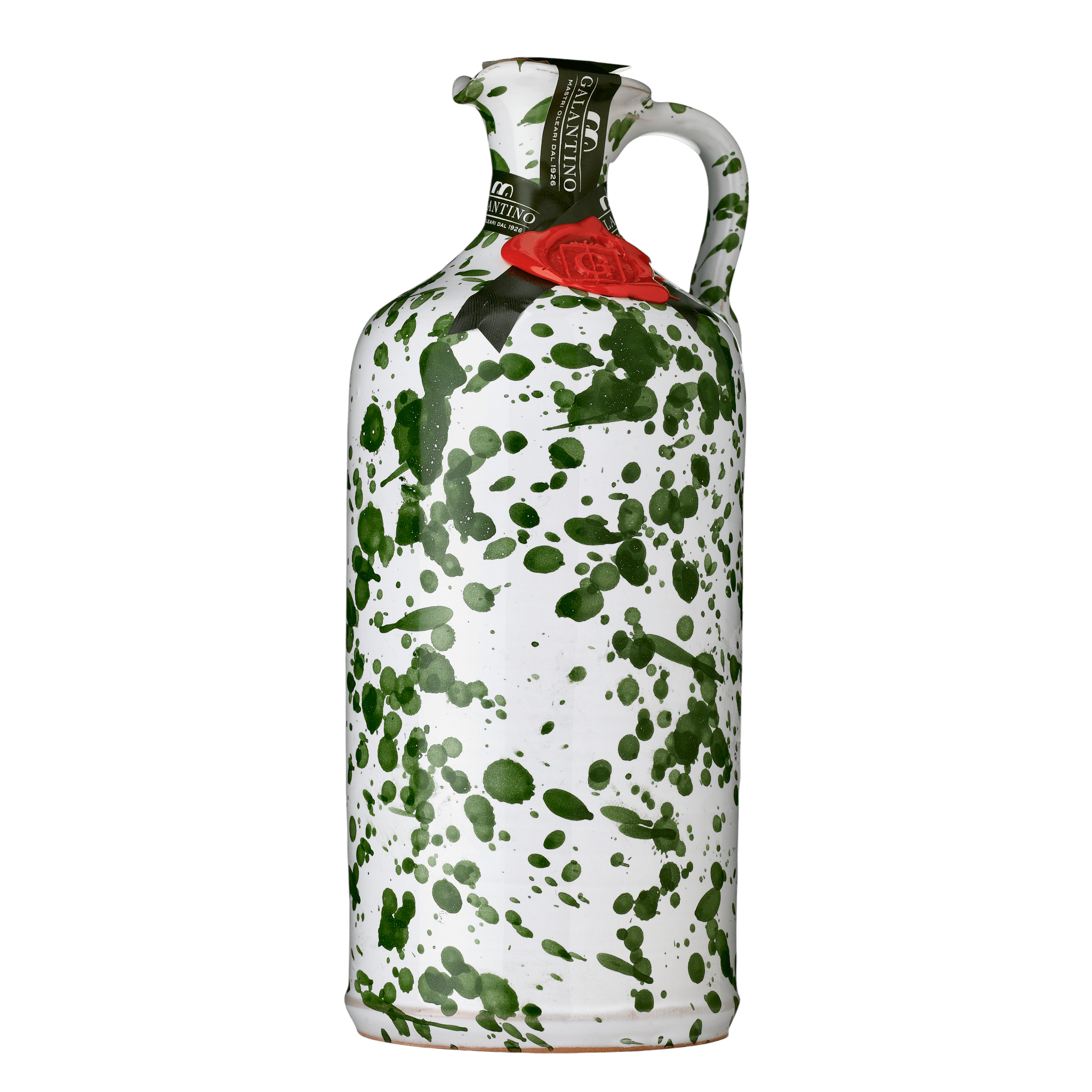 Galantino Extra Virgin Olive Oil - Medium Fruity - Green Ceramic Jar 500ml Feast Italy