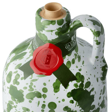Galantino Extra Virgin Olive Oil - Medium Fruity - Green Ceramic Jar 500ml Feast Italy