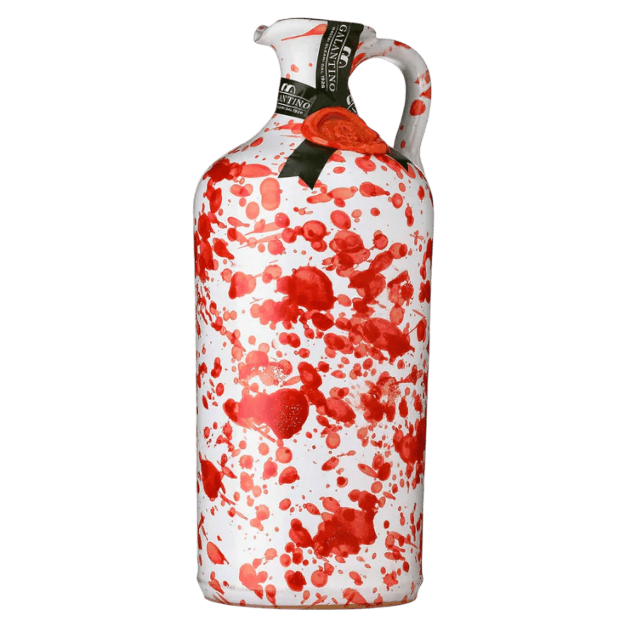 Galantino Extra Virgin Olive Oil - Medium Fruity - Red Ceramic Jar 500ml Feast Italy