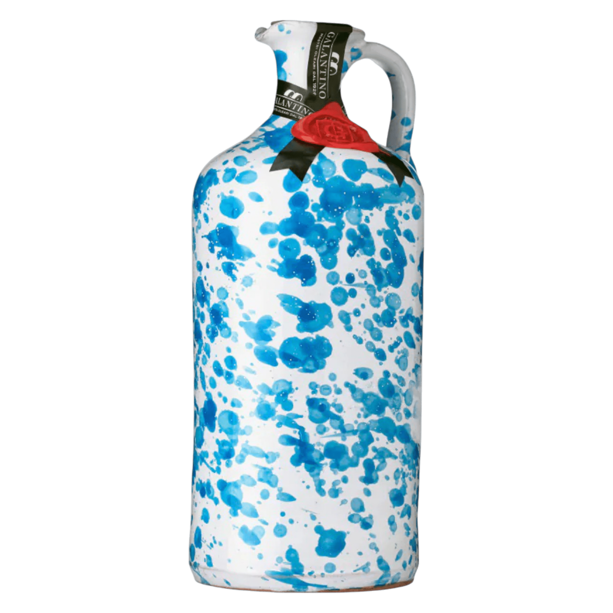 Galantino Extra Virgin Olive Oil - Medium Fruity - Sky Blue Ceramic Jar 500ml Feast Italy