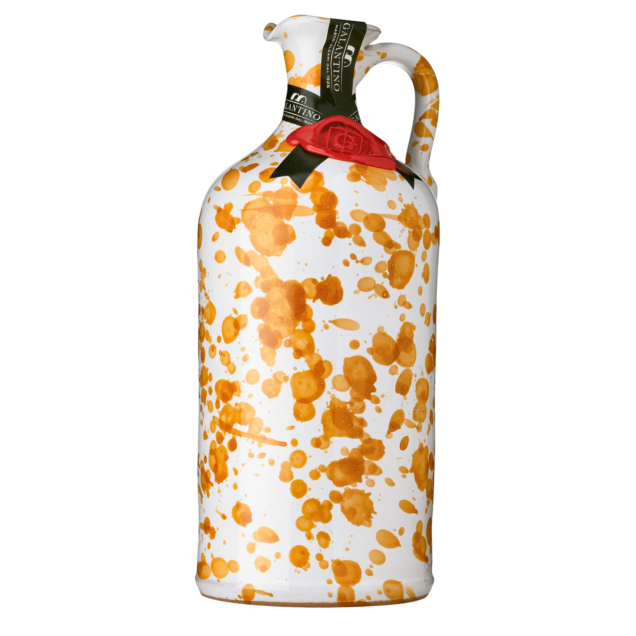 Galantino Extra Virgin Olive Oil - Medium Fruity - Yellow Ceramic Jar 500ml Feast Italy