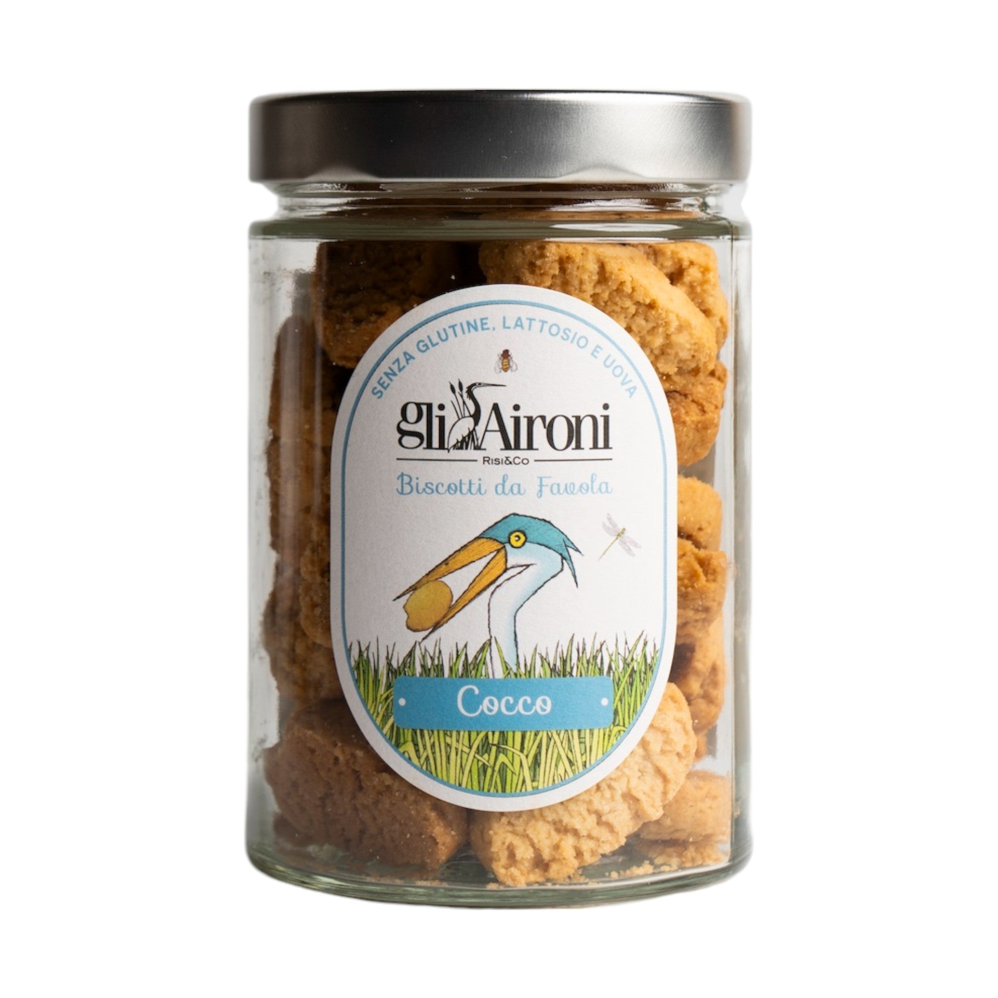 Gli Aironi Gluten - free and Lactose - free Coconut Biscuits 200g Feast Italy