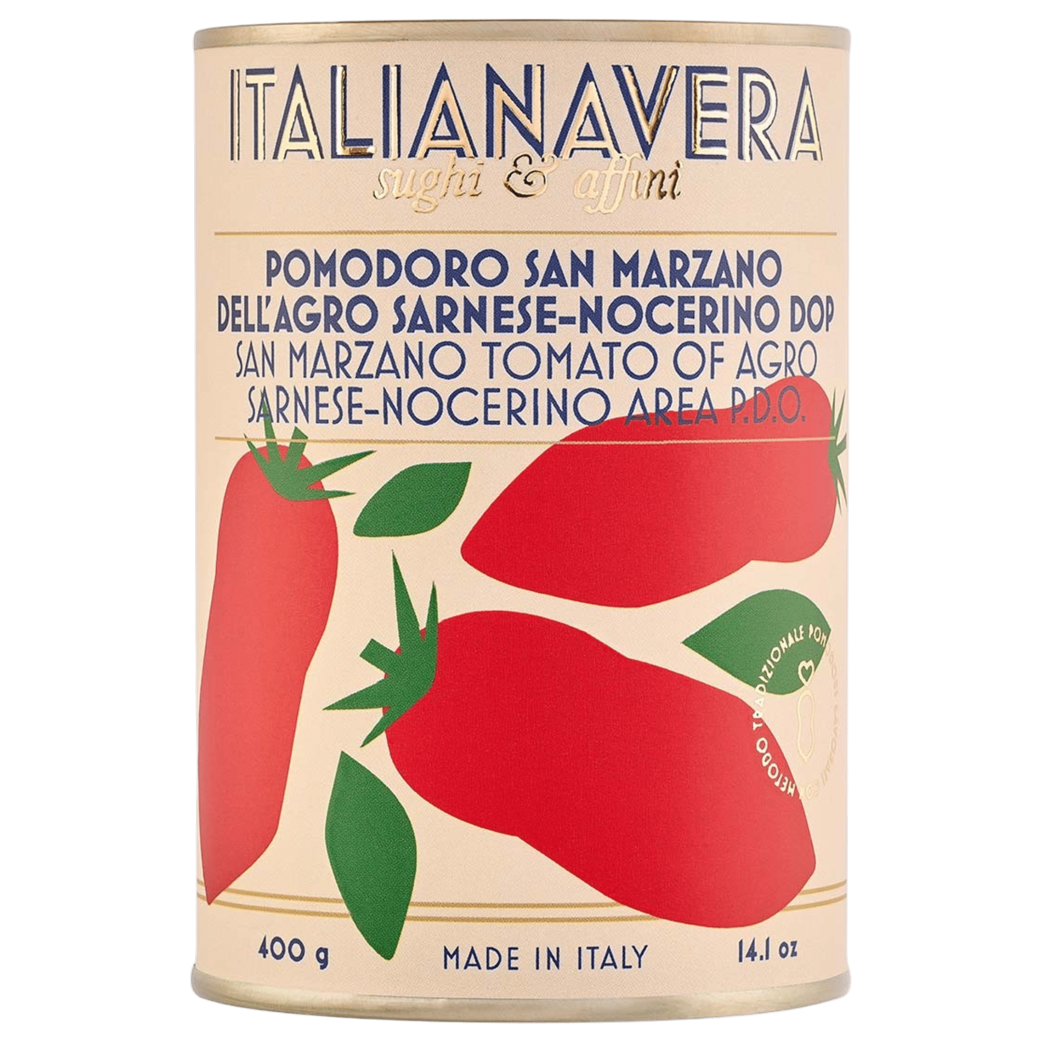 Italianavera San Marzano Tomatoes DOP VeroPop Collection 400g Feast Italy