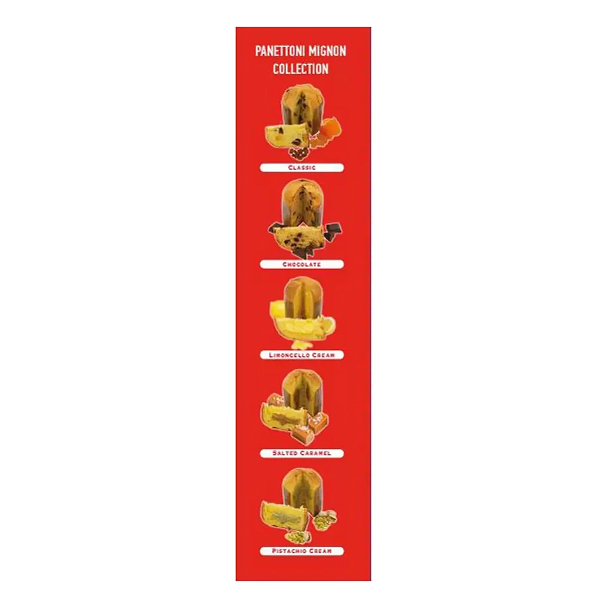 Lazzaroni 5 Mini Panettone Selection Box - 500g Feast Italy