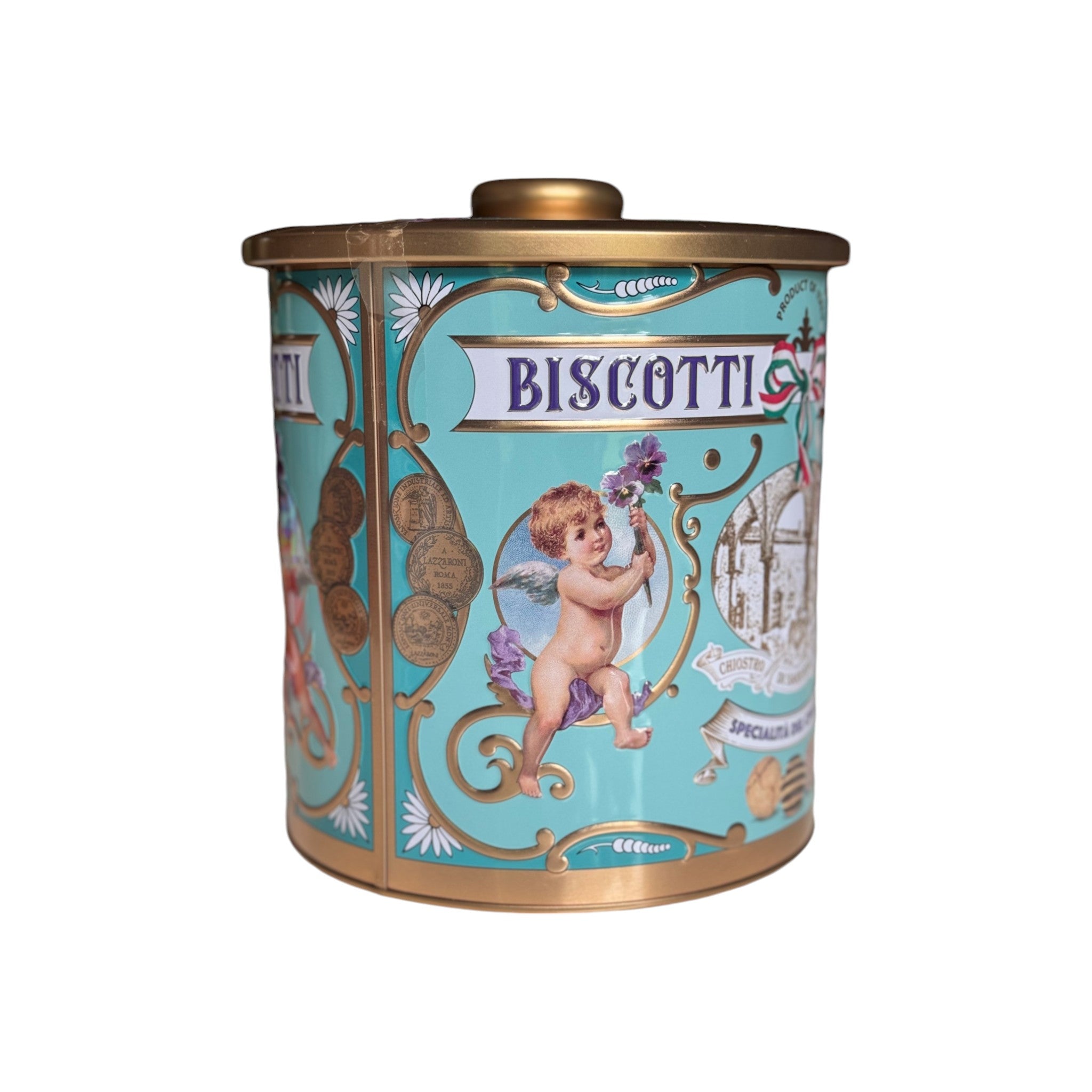 Lazzaroni Amaretti Biscuit Selection – Crunchy, Soft & Chocolate – 190g Gift Tin Feast Italy