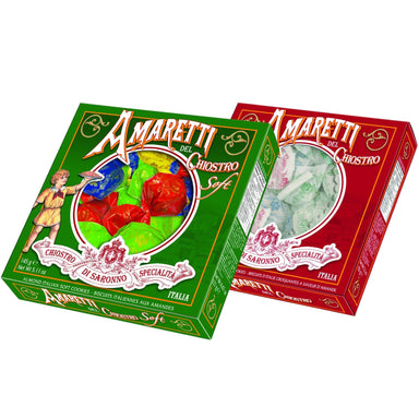 Lazzaroni Classic Amaretti Duo – Soft & Crunchy Selection Feast Italy