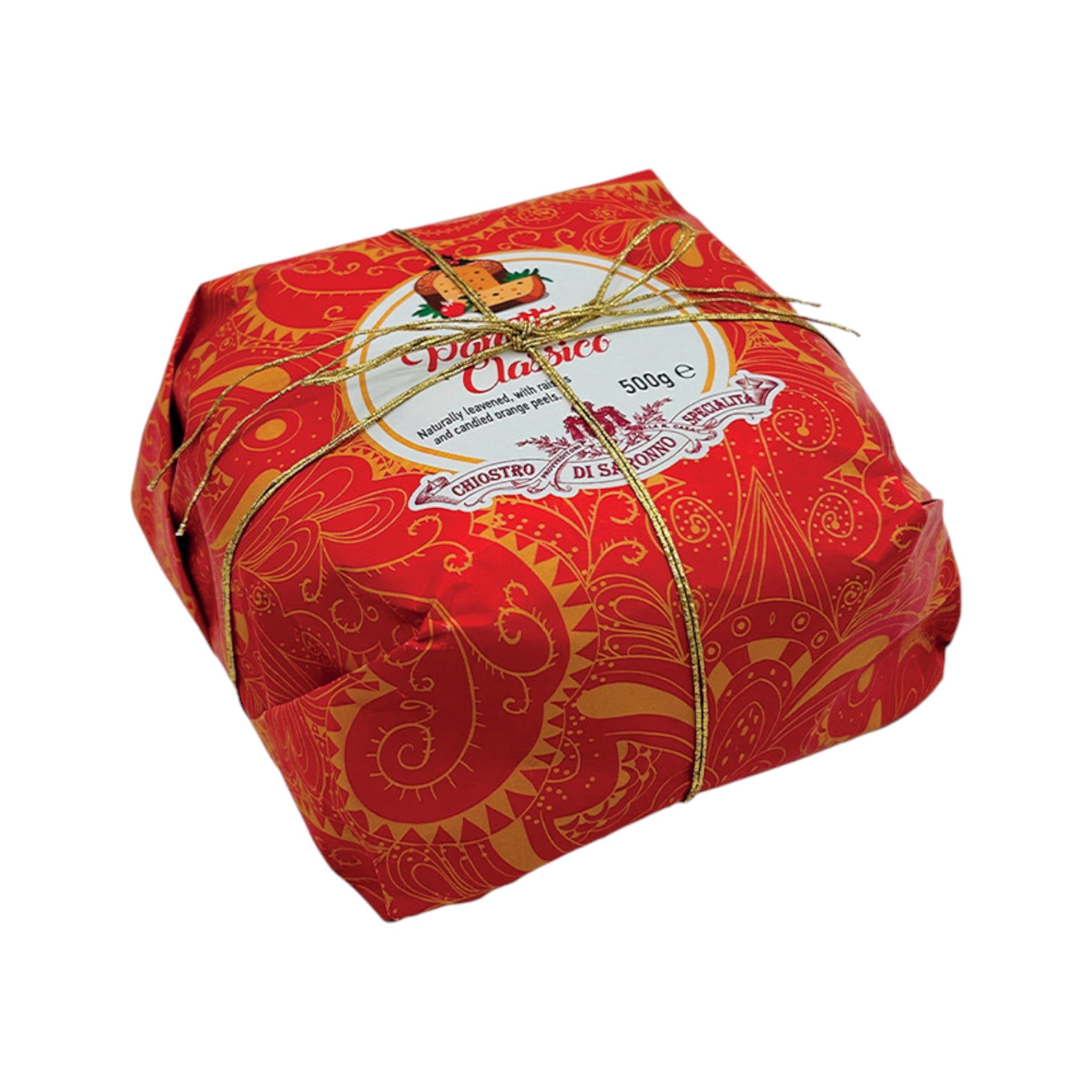 Lazzaroni Classic Hand Wrapped Panettone from Symphony Collection 500g Feast Italy