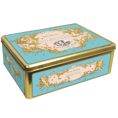 Lazzaroni Cocoa, Coffee and Hazelnut Biscuit Assortment in Tin 400g Feast Italy