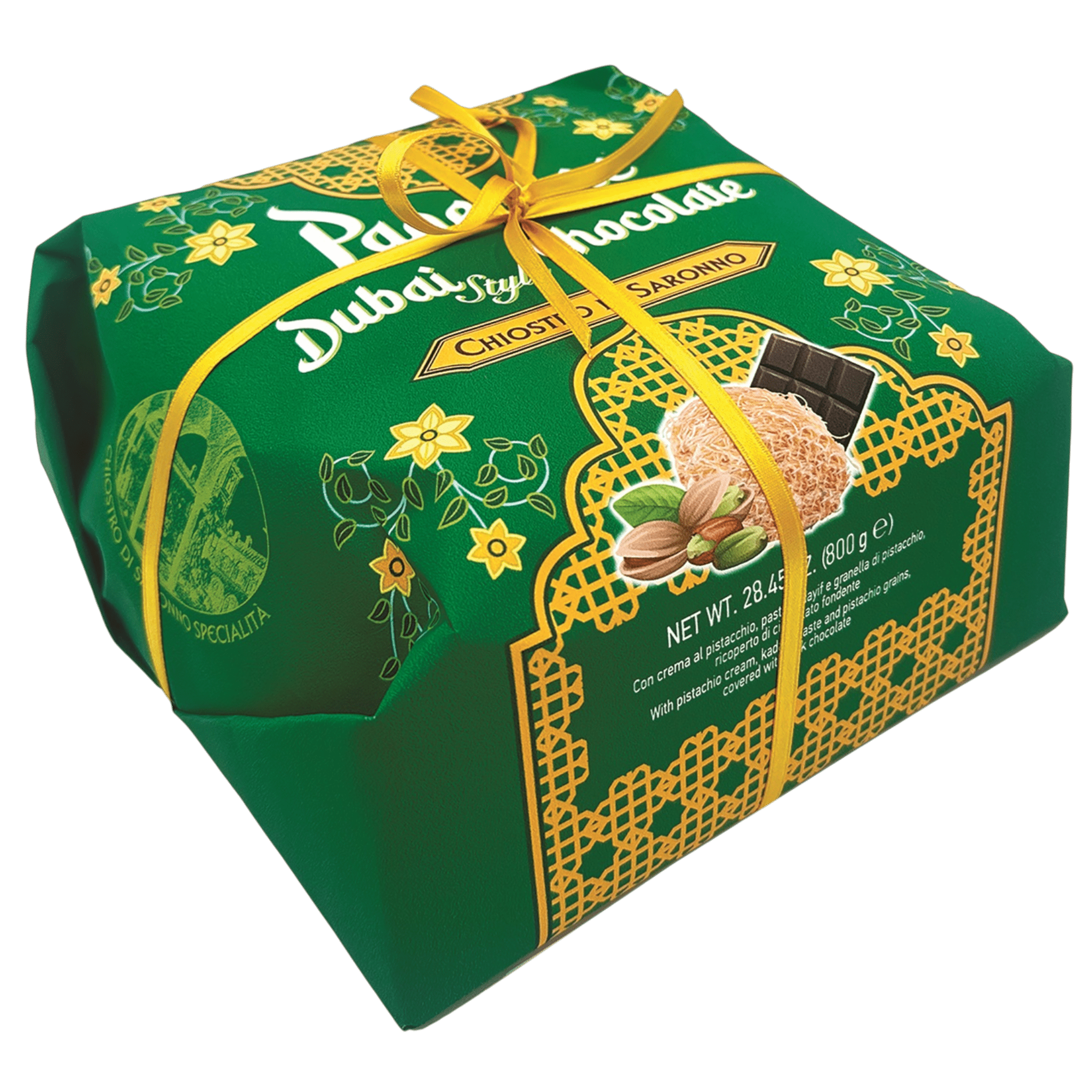 Lazzaroni Dubai Chocolate Panettone 800g Feast Italy