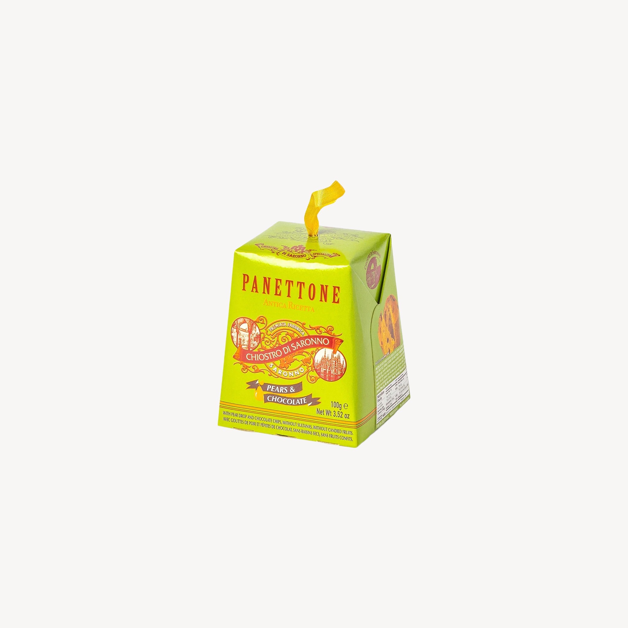 Lazzaroni Mini Pear & Chocolate Chip Panettone - 100g Feast Italy