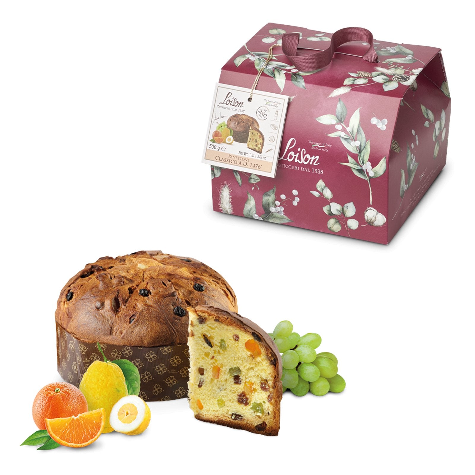 Loison Artisanal Classic Panettone a.D. 1476 500g Feast Italy