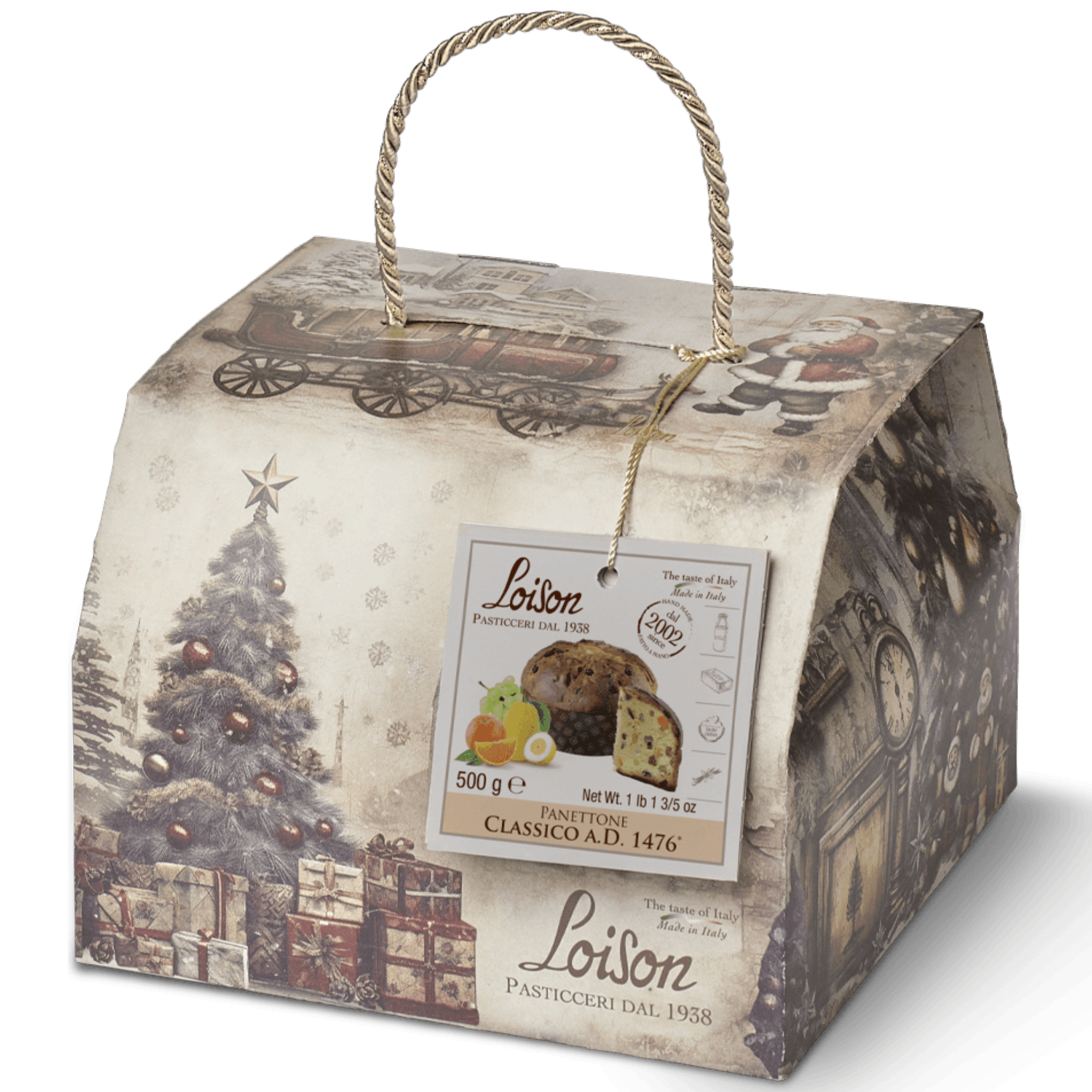 Loison Artisanal Classic Panettone a.D. 1476 500g Feast Italy