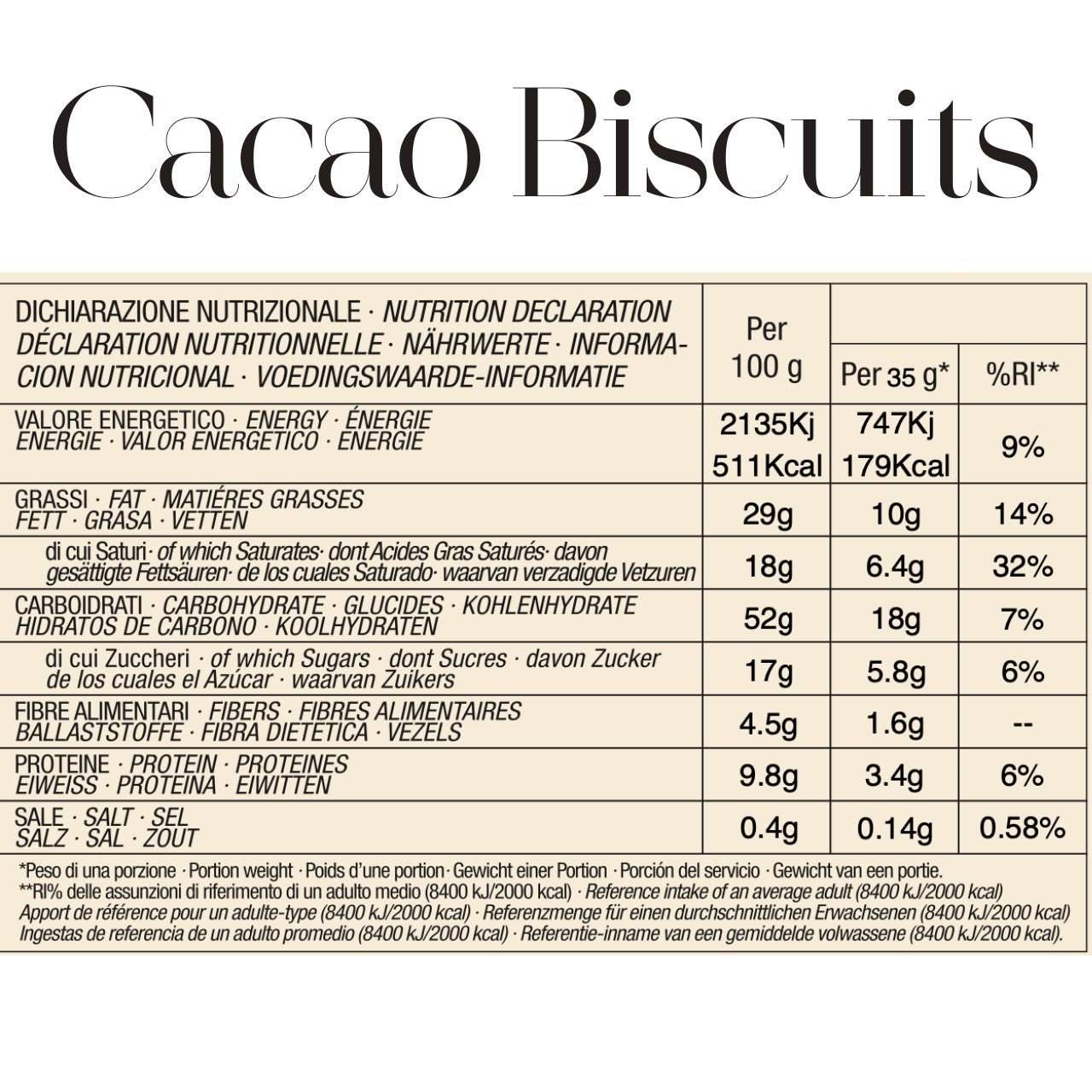 Loison Bacetto, Chocolate and Maraneo Shortbread Assorted Biscuits 120g (tin) Feast Italy