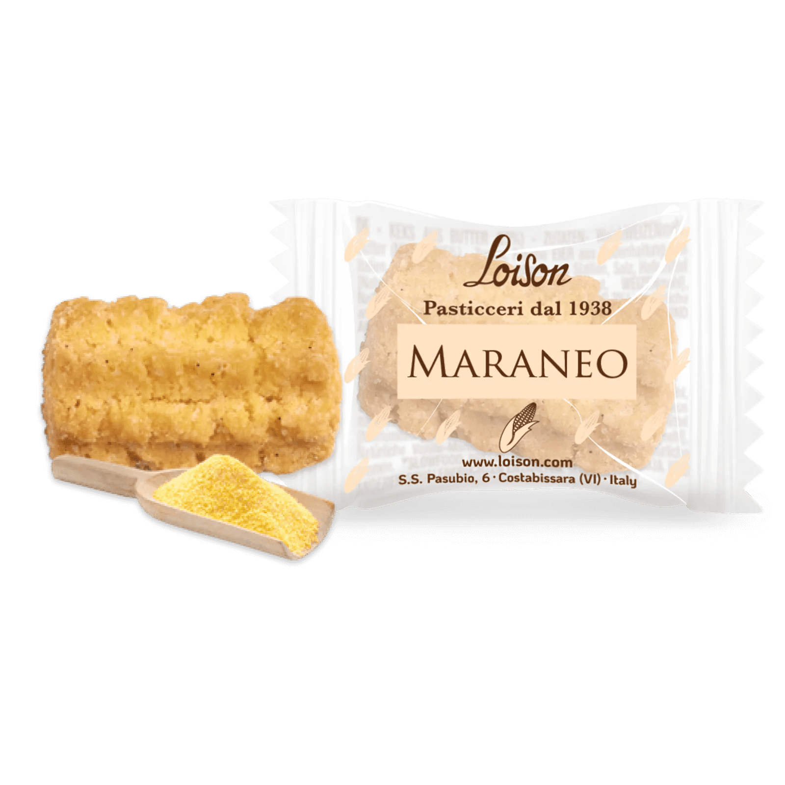 Loison Bacetto, Chocolate and Maraneo Shortbread Assorted Biscuits 120g (tin) Feast Italy