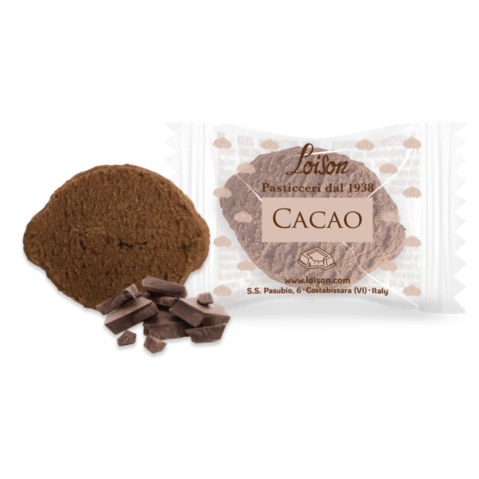 Loison Bacetto, Chocolate and Maraneo Shortbread Assorted Biscuits 120g (tin) Feast Italy