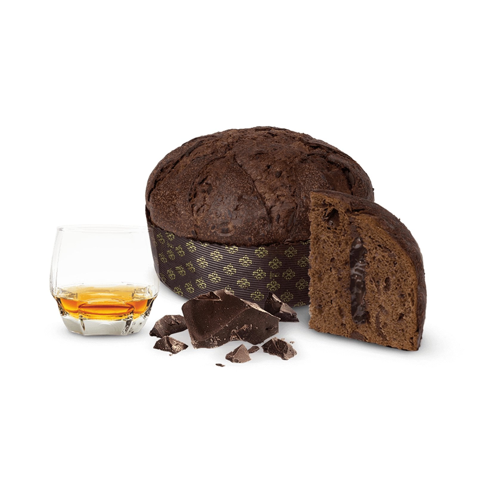 Loison Black Habana Panettone – Dark Chocolate & Rum Cream with Madagascar Vanilla 1000g Feast Italy