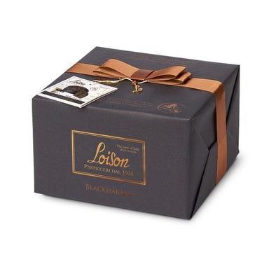 Loison Black Habana Panettone – Dark Chocolate & Rum Cream with Madagascar Vanilla 600g Feast Italy