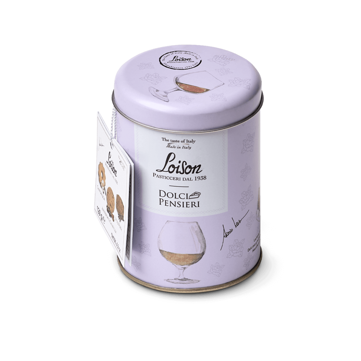 Loison Chamomile, Liquorice and Amarena with Cinnamon Assorted Biscuits 120g (tin) Feast Italy