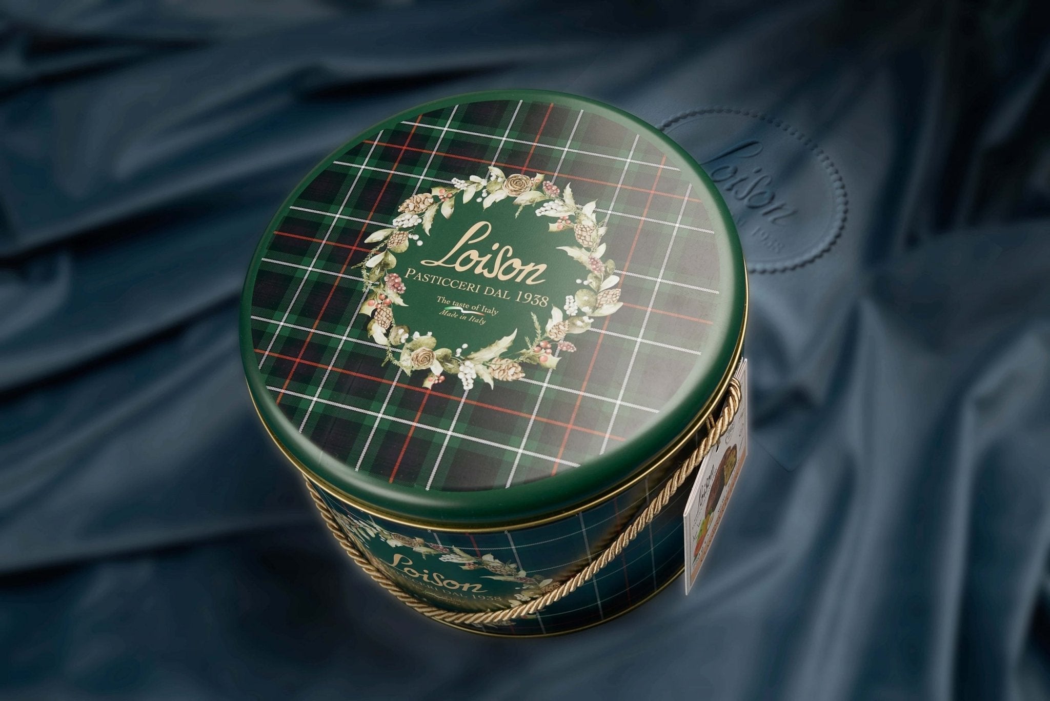 Loison Classic Panettone Limited Edition Tartan Tin 750g Feast Italy